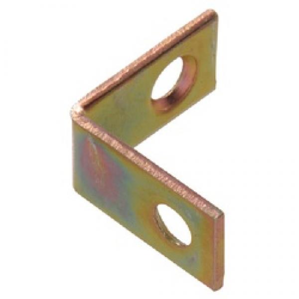 Hardware Essentials 851156 Corner Brace, Steel, Yellow Zinc Dichromate
