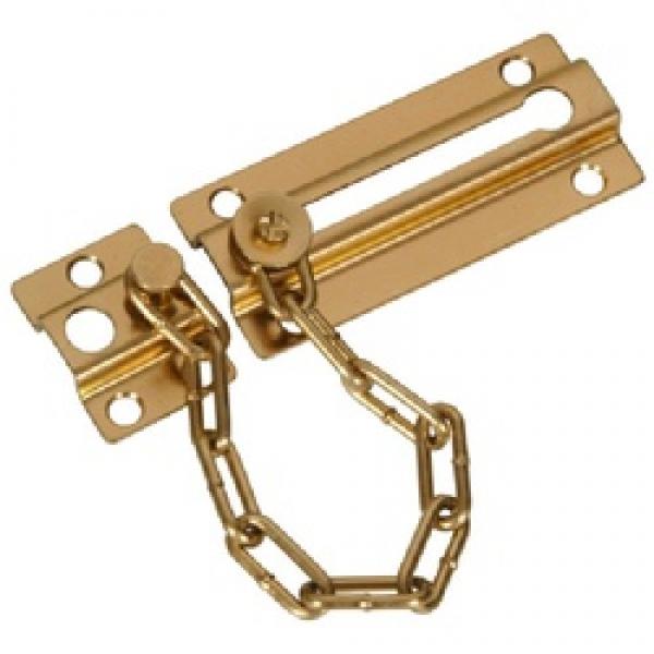 HILLMAN 851214 Door Chain, Brass