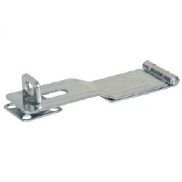 Hardware Essentials 851391 Safety Hasp, 6 in L, Zinc-Plated, Swivel Staple