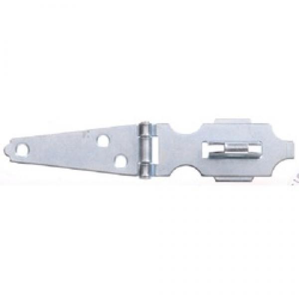 HILLMAN 851393 Hinge Hasp, 3 in L, Steel, Zinc, Fixed Staple