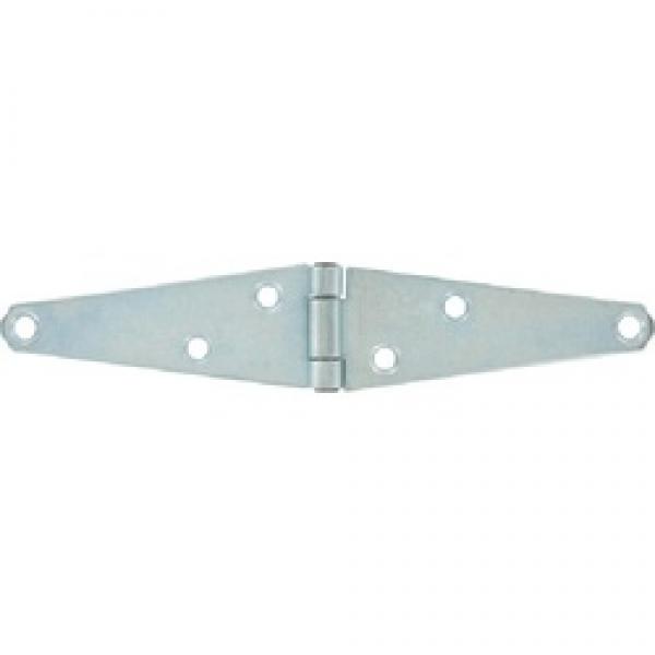 Hardware Essentials 851670 Strap Hinge, Steel, Zinc-Plated, Surface Mounting