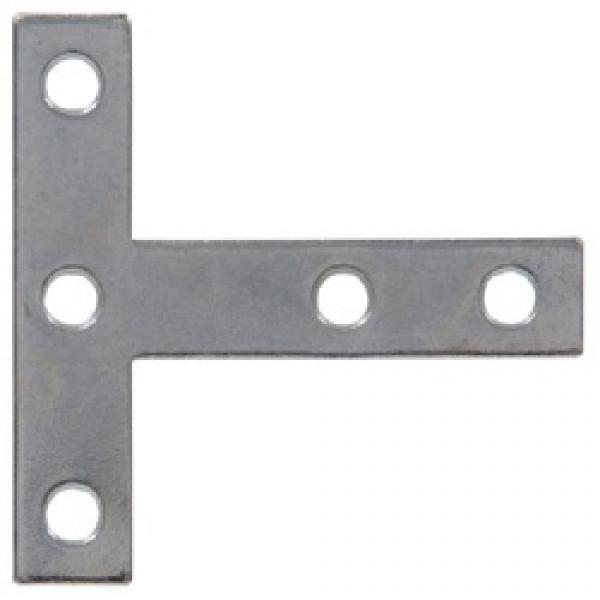 HILLMAN 851711 T-Plate, 3 in L, 3 in W, Zinc-Plated