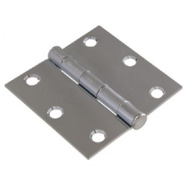 Hardware Essentials 851743 General-Purpose Hinge, Zinc-Plated, Fixed Pin,