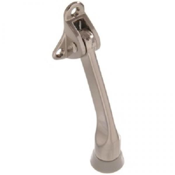 Hardware Essentials 851806 Kick Down Door Stop, Satin Nickel