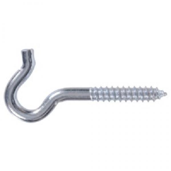 Hardware Essentials 851881 Screw Hook, 4-1/2 in L, Zinc-Plated