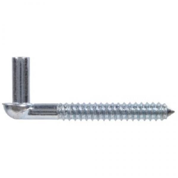 Hardware Essentials 851910 Gate Screw Hook, 5/8 in Opening, 5 in L, Steel,