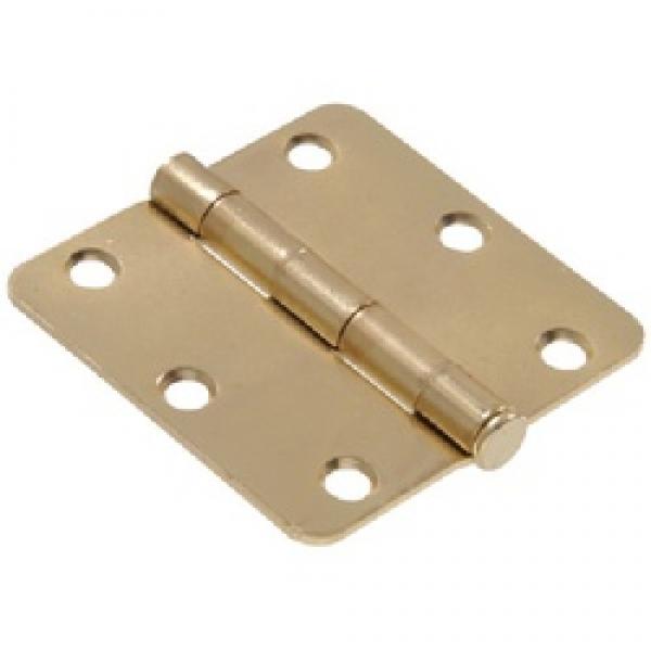 HILLMAN 851960 Door Hinge, Brass, Full Mortise Mounting