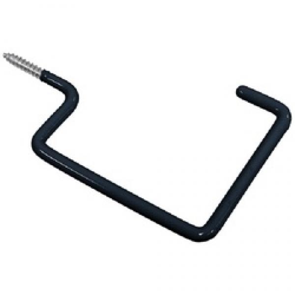 Hardware Essentials 851976 Storage Hook, 50 lb, Vinyl, Black