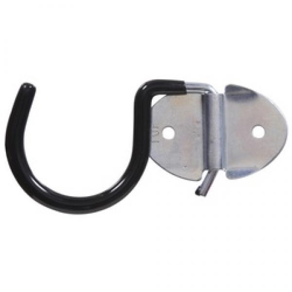 Hardware Essentials 851985 Broom/Tool Holder, Steel, Black