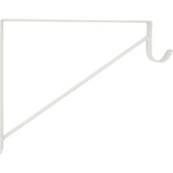 HILLMAN 852013 Shelf Bracket, 125 lb, 10 in L, Steel