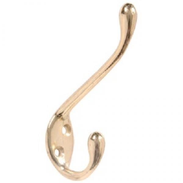 Hardware Essentials 852087 Garment Hook, Brass