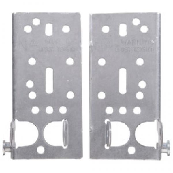 Hardware Essentials 852130 Bottom Lift and Roller Bracket, Steel, Galvanized