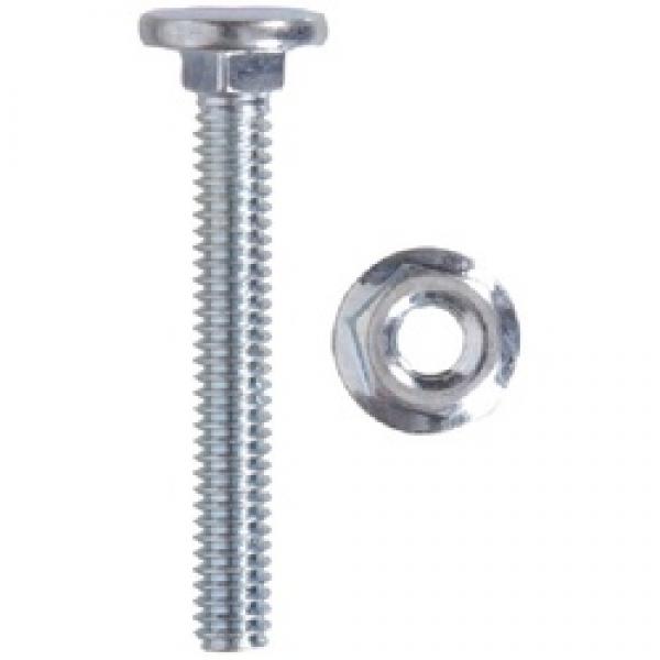 Hardware Essentials 852139 Carriage Bolt with Nut, 1-3/4 in OAL, Steel,