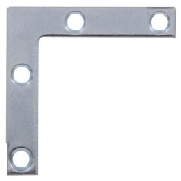 Hardware Essentials 851085 Flat Corner Iron, 2 in L, 3/8 in W, Steel,