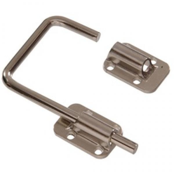 Hardware Essentials 852218 Sliding Door Latch, Nickel