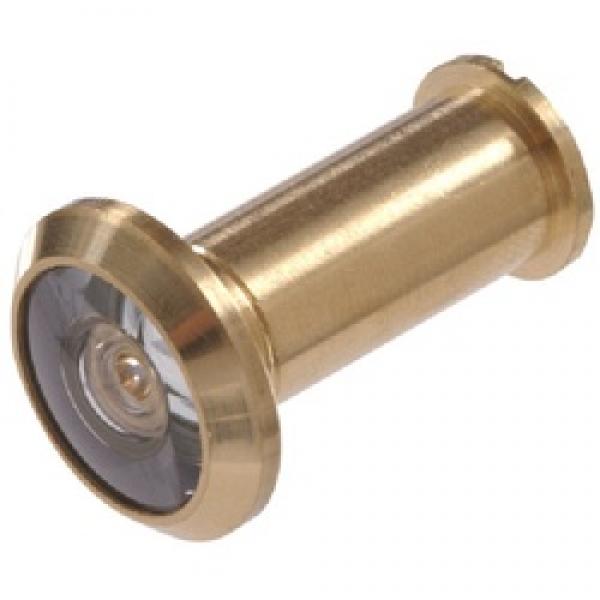 HILLMAN 852220 Door Viewer, 200 deg Viewing, 1-3/8 to 2 in Thick Door,