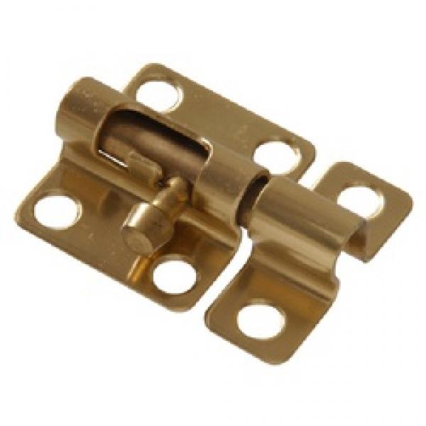 HILLMAN 852248 Barrel Bolt, Brass, Bright Brass