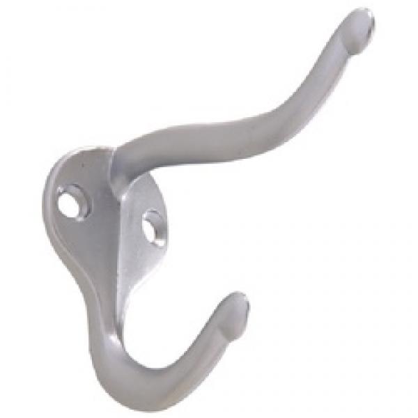 Hardware Essentials 852273 Coat and Hat Hook, Satin Chrome