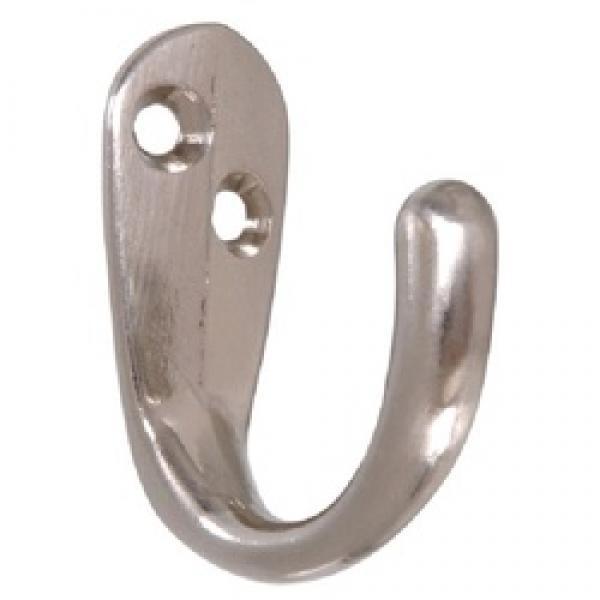 Hardware Essentials 852283 Clothes Hook, Satin Nickel