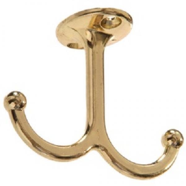 Hardware Essentials 852305 Coat Hook, Brass