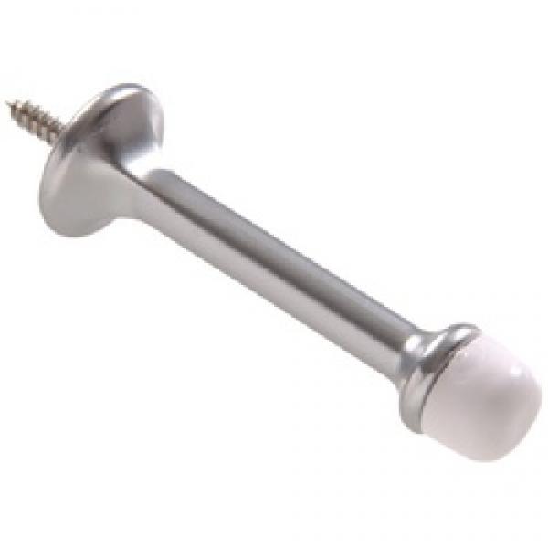Hardware Essentials 852339 Standard Rigid Door Stop, Satin Chrome