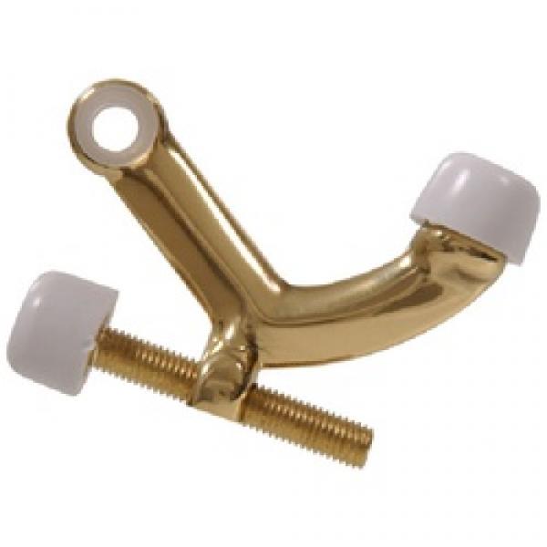 Hardware Essentials 852377 Hinge Pin Door Stop, Steel, Bright Brass