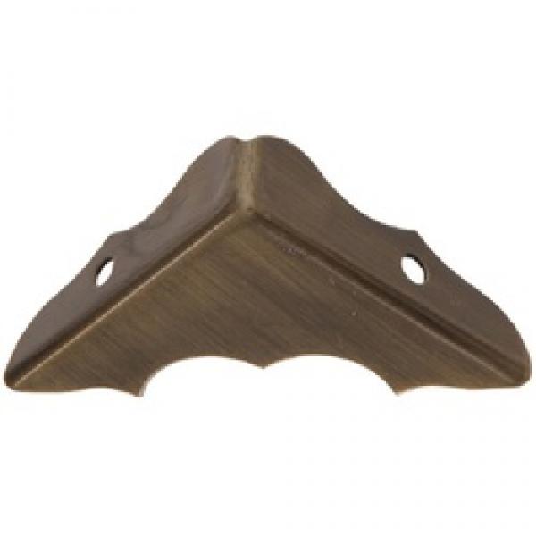 Hardware Essentials 852405 Decorative Corner Brace, Antique Brass