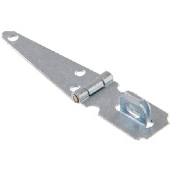 HILLMAN 852528 Hinge Hasp, 4 in L, Steel, Zinc, Fixed Staple