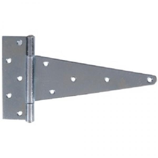 Hardware Essentials 852557 Strap Hinge, Steel, Galvanized, Surface Mounting