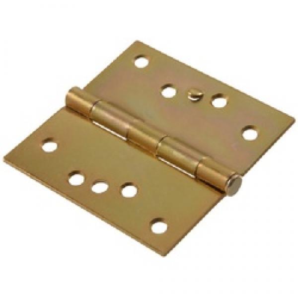 Hardware Essentials 852598 Security Stud Door Hinge, Yellow Zinc Dichromate