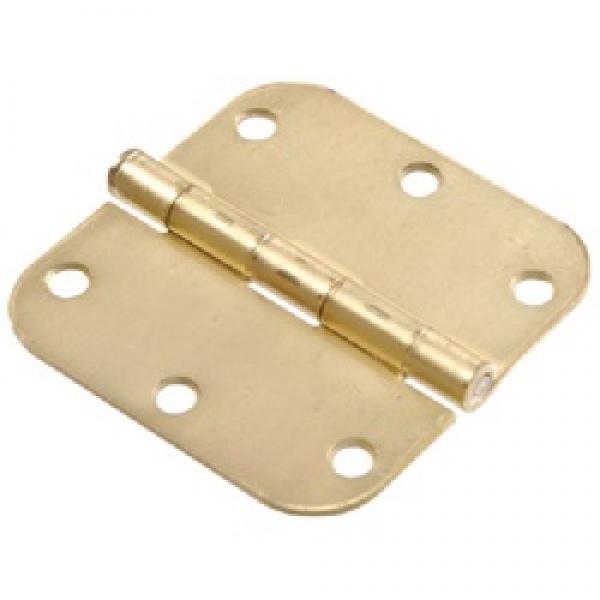 HILLMAN 852610 Door Hinge, Satin Brass, Flush Mounting