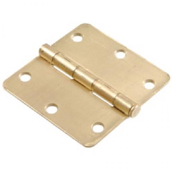 HILLMAN 852612 Door Hinge, Satin Brass, Full Mortise Mounting