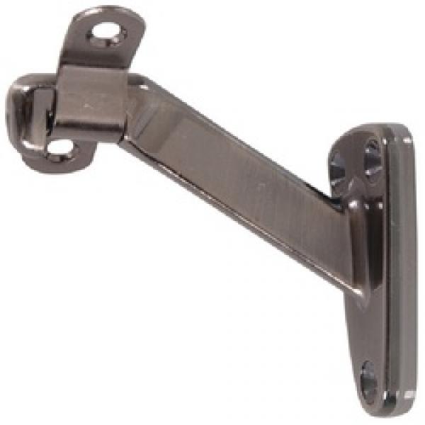 Hardware Essentials 852256 Handrail Bracket, Steel, Pewter