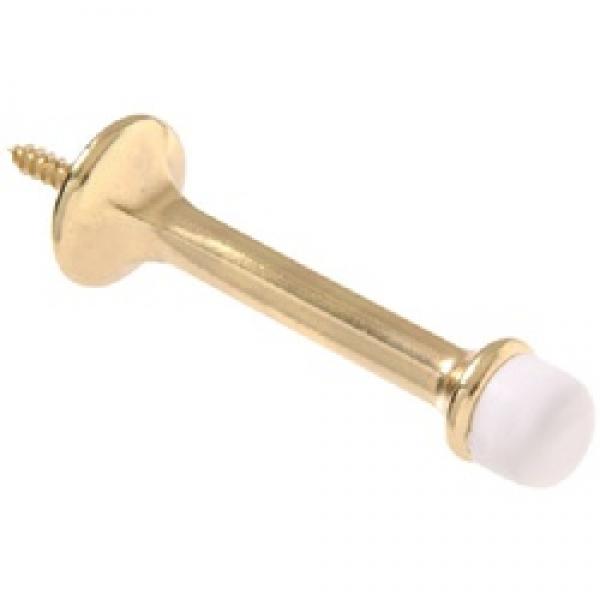 Hardware Essentials 852340 Rigid Door Stop, Steel, Brass
