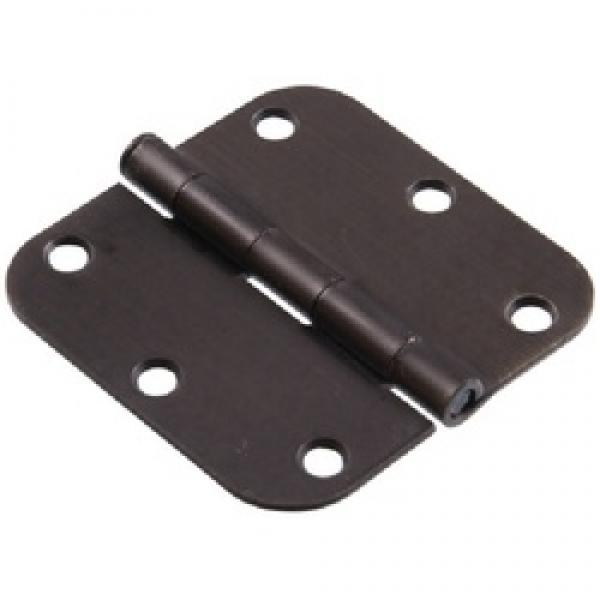 HILLMAN 852593 Door Hinge, Oil-Rubbed Bronze, Flush Mounting