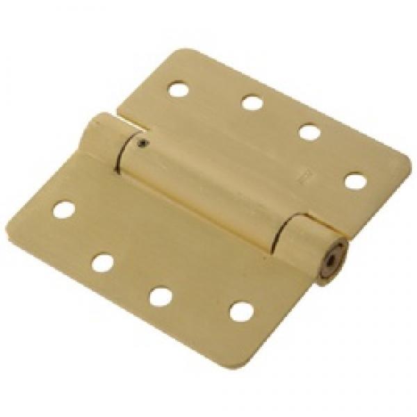 Hardware Essentials 852690 Spring Hinge, Satin Brass