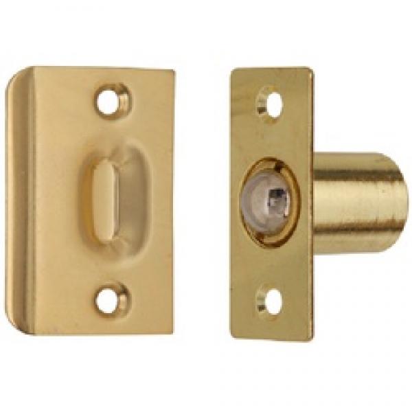 Hardware Essentials 852958 Ball Catch, Steel, Brass