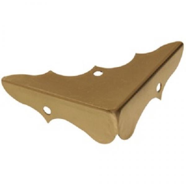Hardware Essentials 853012 Decorative Corner Brace, Brass