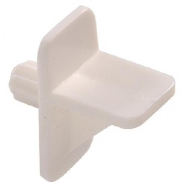 HILLMAN 853022 Shelf Support, Plastic, White