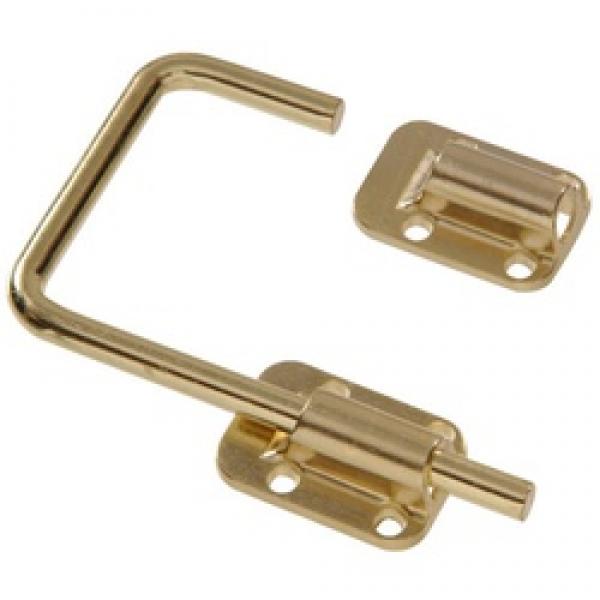 Hardware Essentials 853098 Sliding Door Latch, Brass