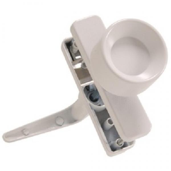 Hardware Essentials 853131 Knob Latch, Aluminum, 1-3/8 in Thick Door