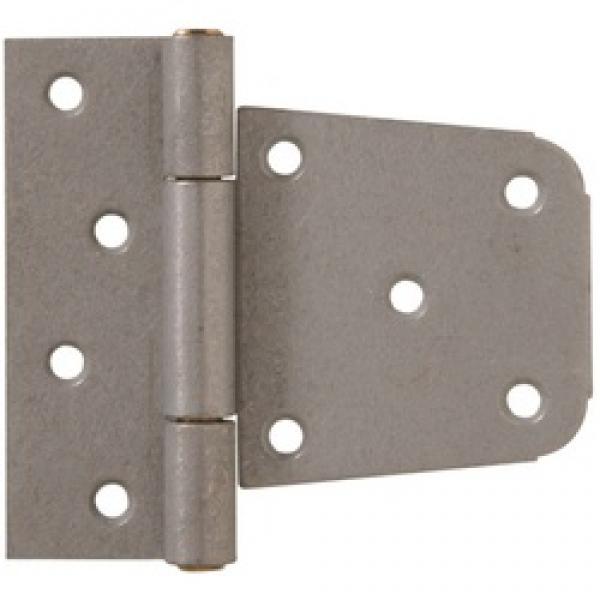 HILLMAN 852766 Heavy-Duty Hinge, Steel, Galvanized, Fixed Pin