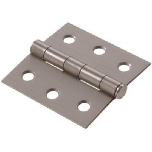 Hardware Essentials 852844 Door Hinge, Stainless Steel, Removable Pin,