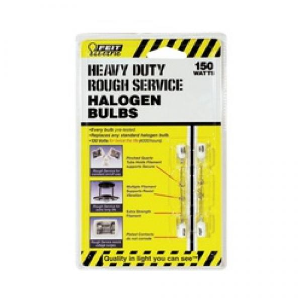 Feit Electric BPQ150T3 Halogen Bulb, 150 W, R7 Lamp Base, J T3 Lamp, 3000 K