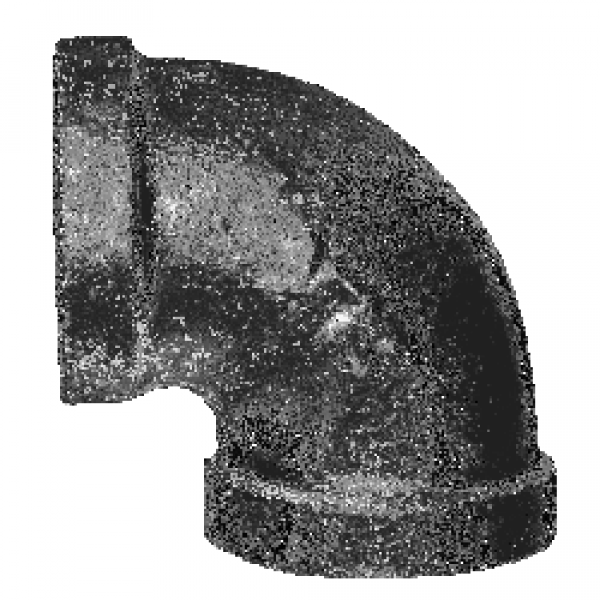 STZ 311 E90-38 Pipe Elbow, 3/8 in, 90 deg Angle, Iron, 150, 300 psi Pressure