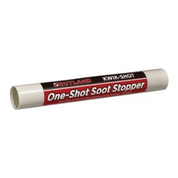 RUTLAND Kwik-Shot 100S Soot Stopper Toss-in Stick, Solid, Blue/Tan, 3 oz