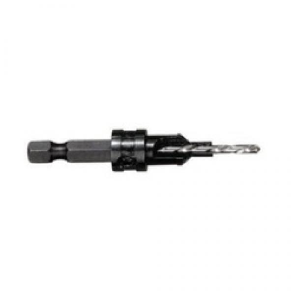 IRWIN 90583 Drill Bit, 7/64 in Dia, Adjustable, Countersink, 5-Flute, 1/4 in