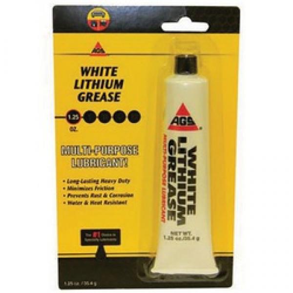 AGS WL-1H Lithium Grease, 1.25 oz Tube, White