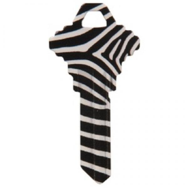 HILLMAN WacKey 88759 Key Blank, Brass, Nickel-Plated, For: Schlage/68 SC1