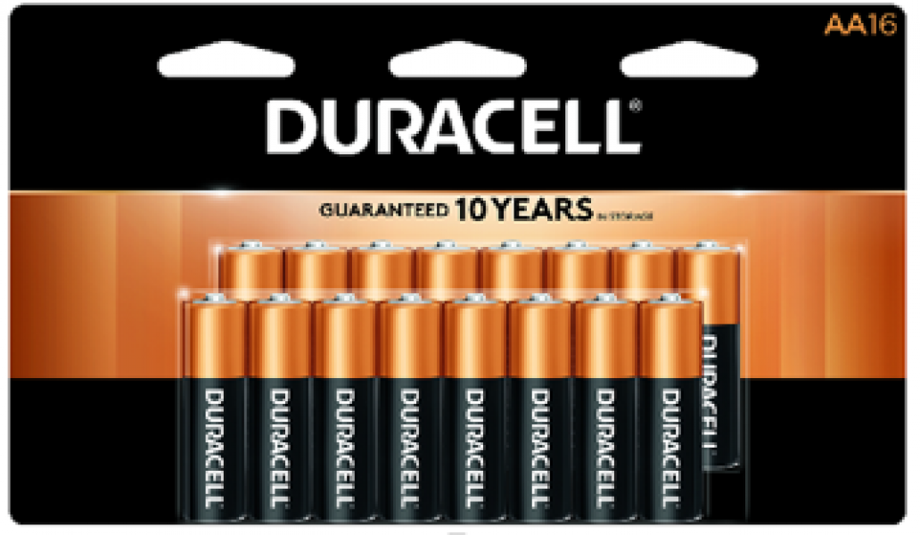 16pk Duracell CopperTop AA Batteries